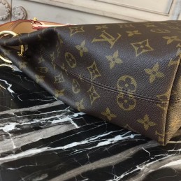 Replica Louis Vuitton Brown Monogram Beige Trim Graceful PM