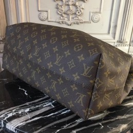 Replica Louis Vuitton Brown Monogram Beige Trim Graceful MM