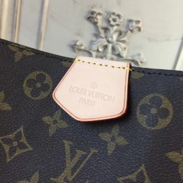 Replica Louis Vuitton Brown Monogram Beige Trim Graceful MM