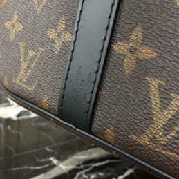 Replica Louis Vuitton Brown Monogram Black Trim Speedy 30