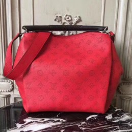 Replica Louis Vuitton Red Embossed Monogram Babylone PM