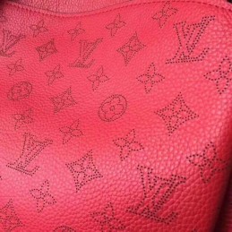 Replica Louis Vuitton Red Embossed Monogram Babylone PM