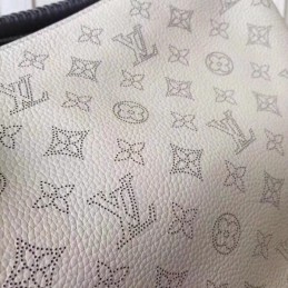 Replica Louis Vuitton White Embossed Monogram Babylone PM