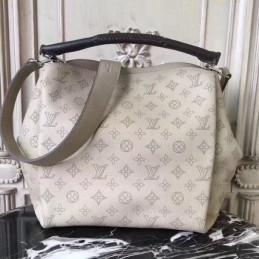 Replica Louis Vuitton White Embossed Monogram Babylone PM