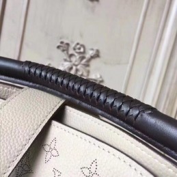 Replica Louis Vuitton White Embossed Monogram Babylone PM