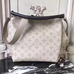 Replica Louis Vuitton White Embossed Monogram Babylone PM