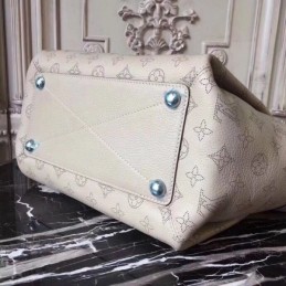 Replica Louis Vuitton White Embossed Monogram Babylone PM