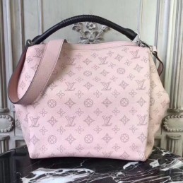 Replica Louis Vuitton Pale Pink Embossed Monogram Babylone PM