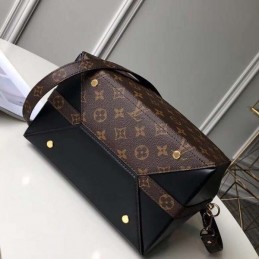 Replica Louis Vuitton Brown Monogram Black Trim Speedy Doctor 25
