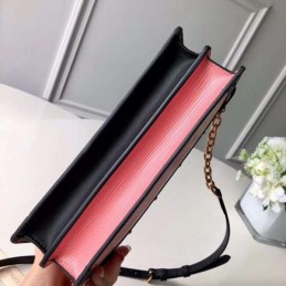 Replica Louis Vuitton Pink Black Graphic Trunk Clutch