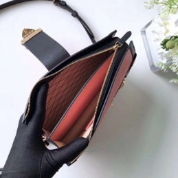 Replica Louis Vuitton Pink Black Graphic Trunk Clutch