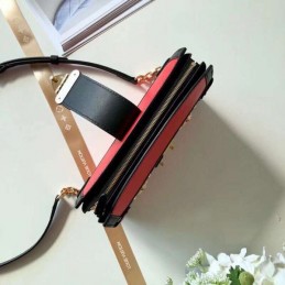 Replica Louis Vuitton Red Black Graphic Trunk Clutch