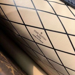 Replica Louis Vuitton Brown Monogram Graphic Trunk Clutch