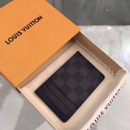 Replica Louis Vuitton Damier Graphite Card Holder