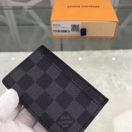 Replica Louis Vuitton Damier Graphite Card Holder