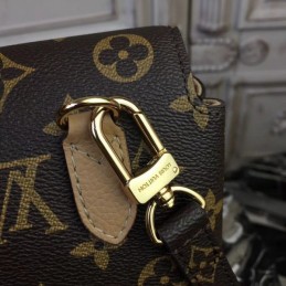 Replica Louis Vuitton Brown Monogram Beige Flap Marignan