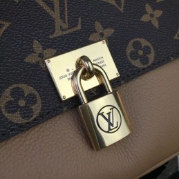 Replica Louis Vuitton Brown Monogram Beige Flap Marignan