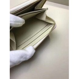 Replica Louis Vuitton White Damier Azur Zippy Coin Purse