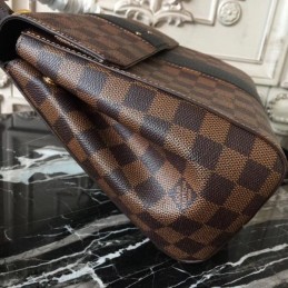 Replica Louis Vuitton Brown Damier Ebene Black Stripe Bond Street