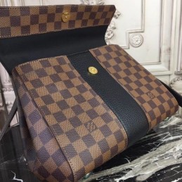 Replica Louis Vuitton Brown Damier Ebene Black Stripe Bond Street
