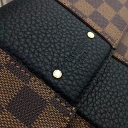 Replica Louis Vuitton Brown Damier Ebene Black Stripe Bond Street