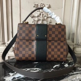 Replica Louis Vuitton Brown Damier Ebene Black Stripe Bond Street