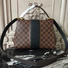 Replica Louis Vuitton Brown Damier Ebene Black Stripe Bond Street