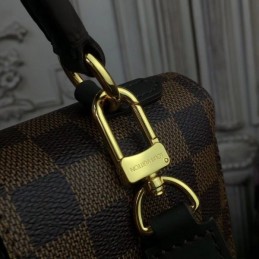 Replica Louis Vuitton Brown Damier Ebene Black Stripe Bond Street
