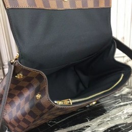 Replica Louis Vuitton Brown Damier Ebene Black Stripe Bond Street