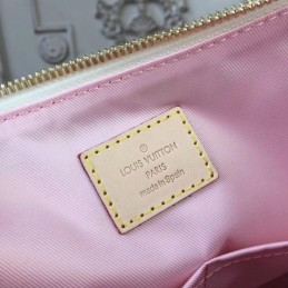 Replica Louis Vuitton White Damier Azur Rose Handle Lymington