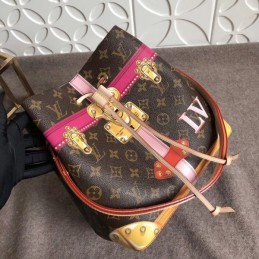 Replica Louis Vuitton Brown Monogram Graphic Stripe Neo Noe MM