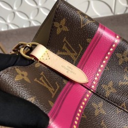 Replica Louis Vuitton Brown Monogram Graphic Stripe Neo Noe MM
