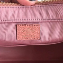 Replica Louis Vuitton Beige Pink Embossed Monogram Sully PM
