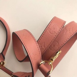Replica Louis Vuitton Beige Pink Embossed Monogram Sully PM