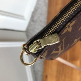 Replica Louis Vuitton Brown Monogram Pochette Accessoires