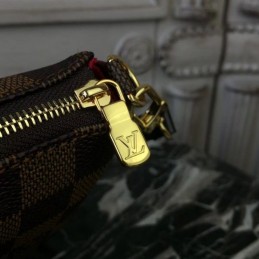 Replica Louis Vuitton Brown Damier Ebene Pochette Accessoires