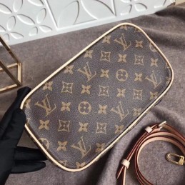 Replica Louis Vuitton Brown Monogram Beige Trim Nice BB Vanity Case