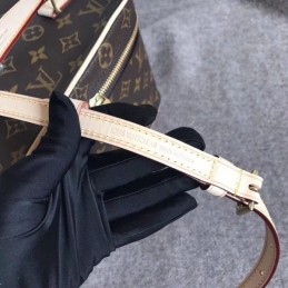 Replica Louis Vuitton Brown Monogram Beige Trim Nice BB Vanity Case