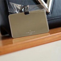 Replica Louis Vuitton Black Textured Twist PM