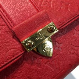Replica Louis Vuitton Red Textured Saint Sulpice PM