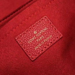 Replica Louis Vuitton Red Textured Saint Sulpice PM