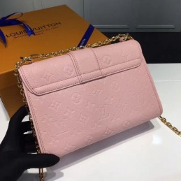 Replica Louis Vuitton Pale Pink Textured Saint Sulpice PM