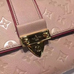 Replica Louis Vuitton Taupe Embossed Monogram Saint Sulpice PM