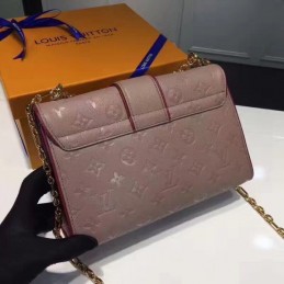 Replica Louis Vuitton Taupe Embossed Monogram Saint Sulpice PM