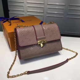 Replica Louis Vuitton Taupe Embossed Monogram Saint Sulpice PM