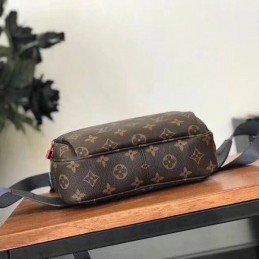 Replica Louis Vuitton Brown Monogram Rainbow Stripe Bumbag