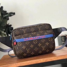 Replica Louis Vuitton Brown Monogram Rainbow Stripe Bumbag