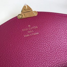 Replica Louis Vuitton Brown Monogram Burgundy Pallas Wallet