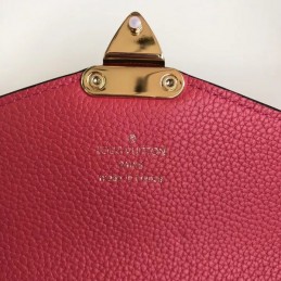 Replica Louis Vuitton Brown Monogram Fuchsia Pallas Wallet