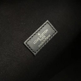 Replica Louis Vuitton Black Textured Neverfull MM